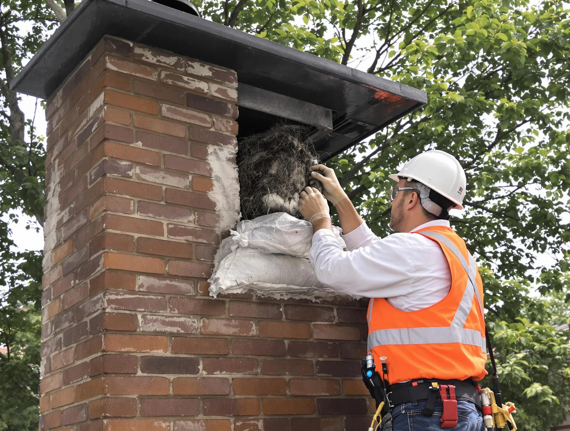 Humane removal of debris and animals by Watertown Town Chimney Sweep in Watertown Town, MA