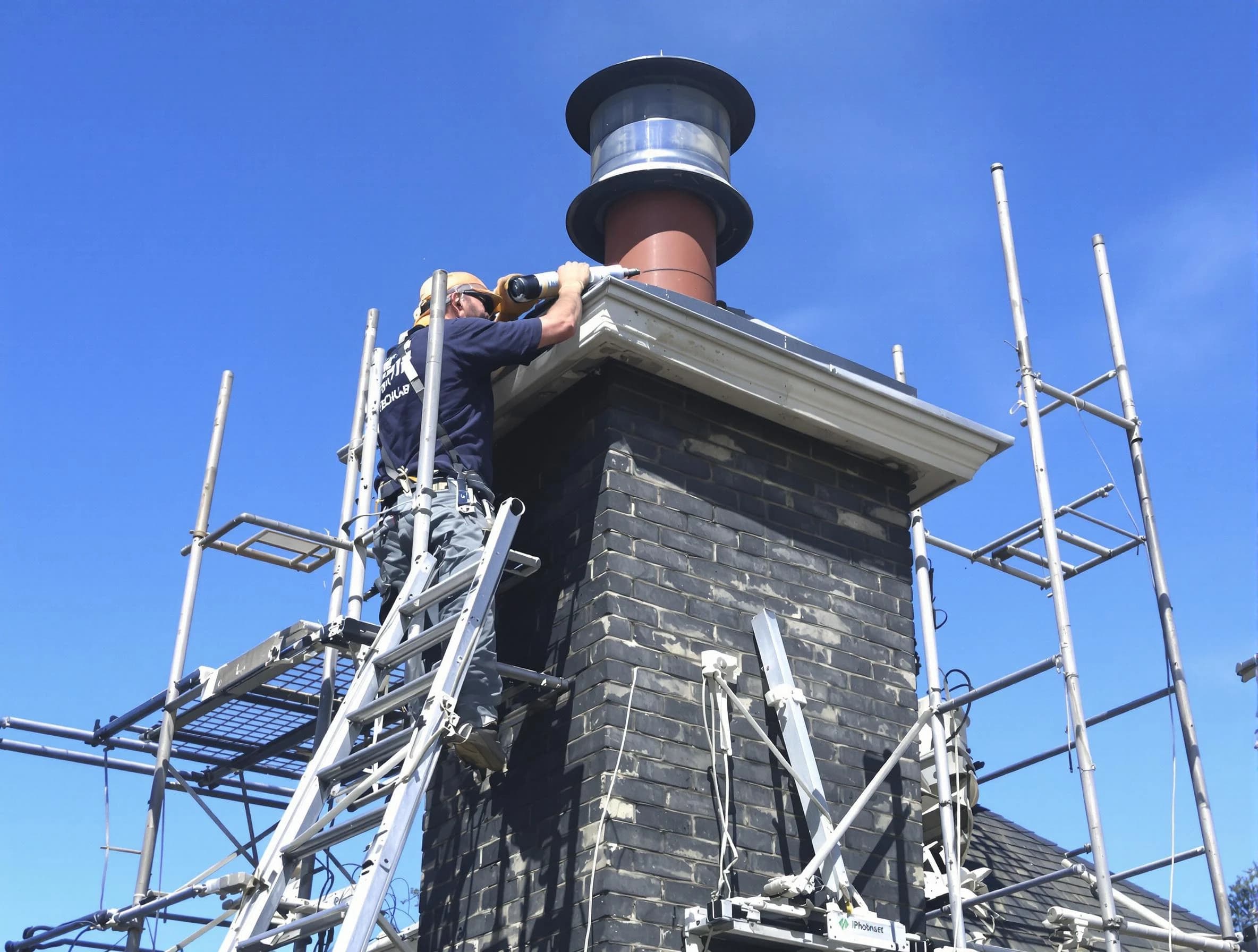 Sturdy chimney crown finished by Watertown Town Chimney Sweep in Watertown Town, MA