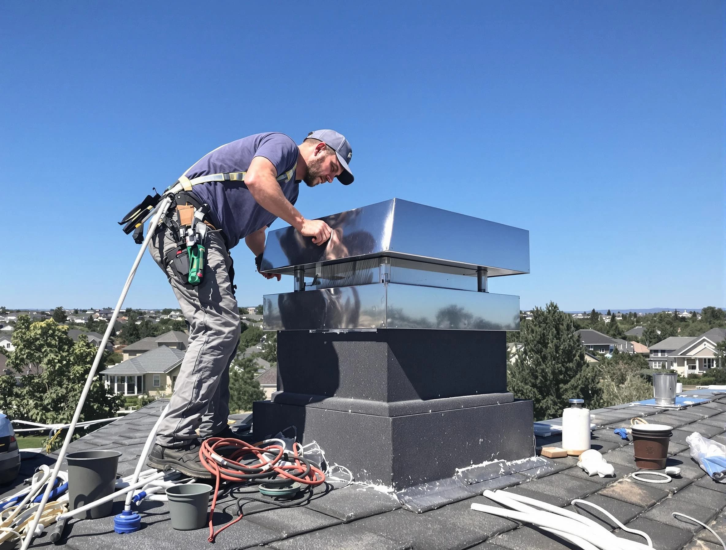 Chimney Cap Services service in Watertown Town, MA