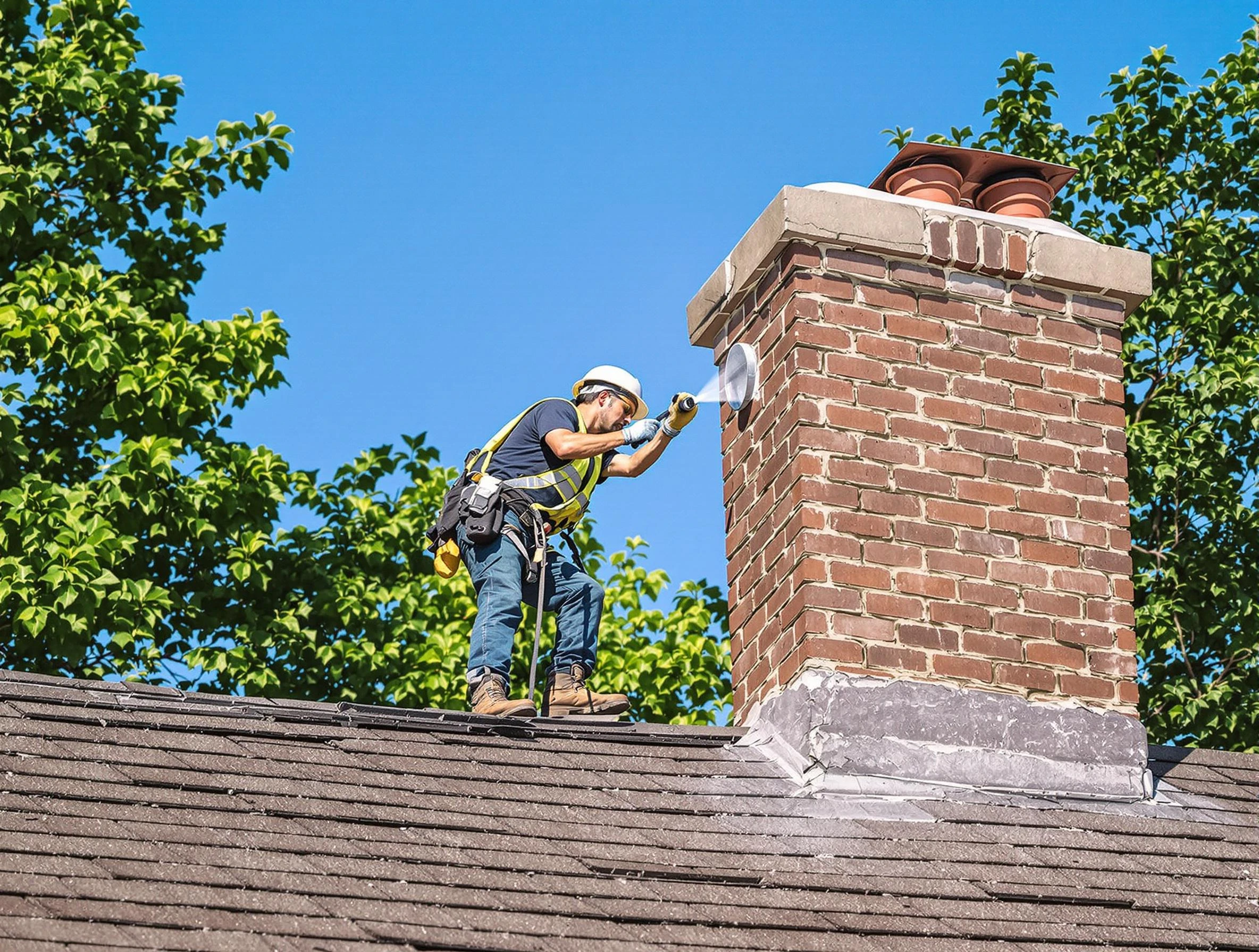 Watertown Town Chimney Sweep performing an inspection with advanced tools in Watertown Town, MA