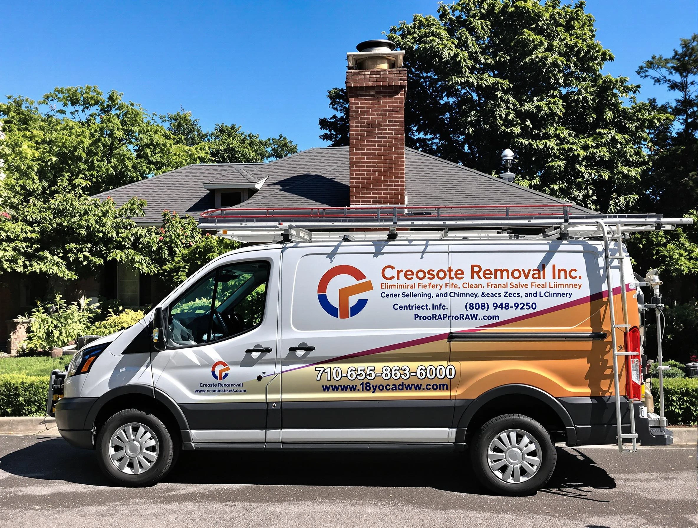 Watertown Town Chimney Sweep technician removing creosote safely in Watertown Town, MA